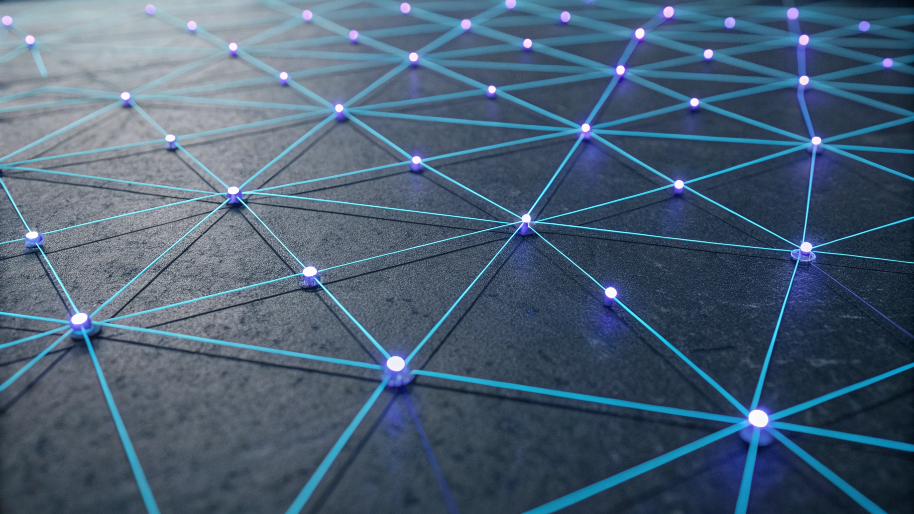 Abstract computational monochrome topology and vector particle field